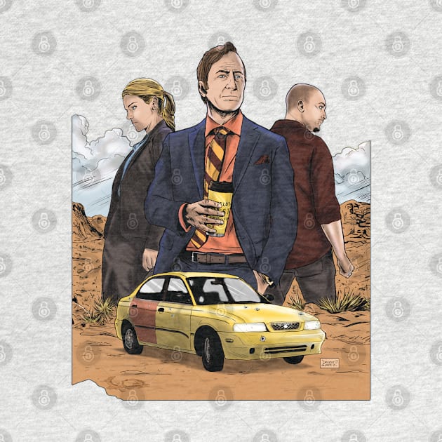 Better Call Saul by Davide Lopez Art